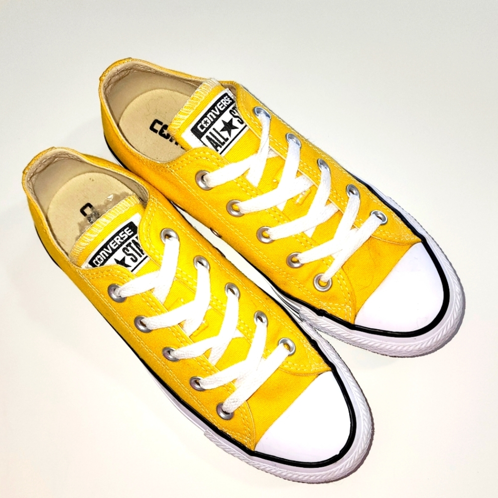 Yellow Converse Ladies Sneakers